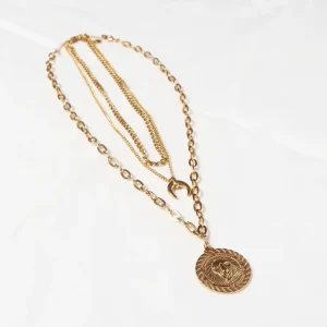 Collar con dije de leon