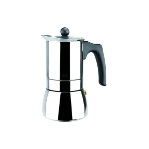 Cafetera de acero inoxidable 10 tazas Genova