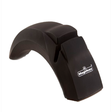 Afilador de cuchillos de pl?stico y acero inoxidable 6,1 x 6,1 x 19 cm
