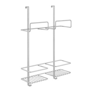 Estante para productos de limpieza sobre la puerta