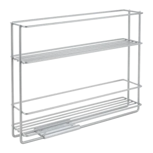 Estante deslizante de 2 niveles