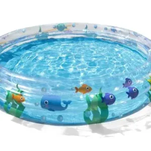 Piscina inflable tres anillos transparente 282l, bestway