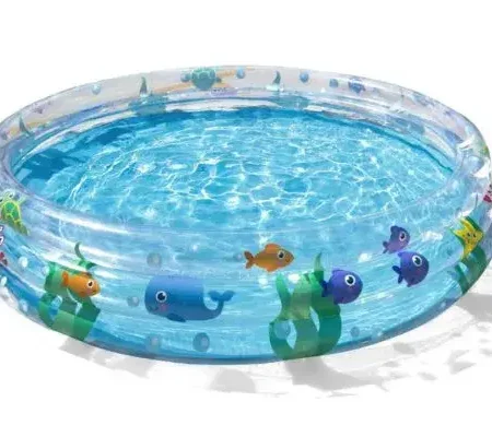 Piscina inflable tres anillos transparente 282l, bestway
