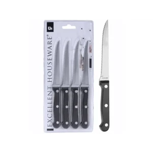 Set de 4 cuchillos para carne