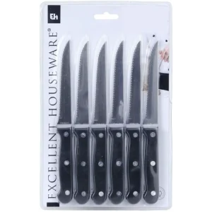 Set de 6 cuchillos para carne
