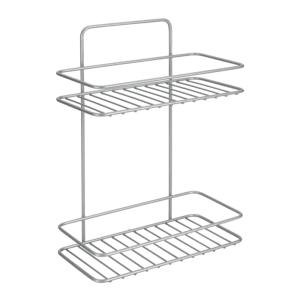 Estante rectangular de 2 niveles