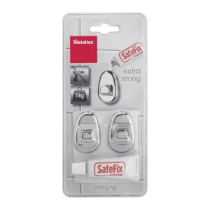 Juego de 2 ganchos + pegamento