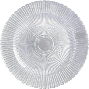 Plato de presentacion de vidrio