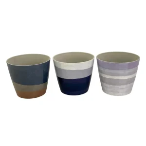 Porta potes 3 unidades 16,2 x 16,2 x 14 cm