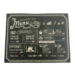 Juego de Individuales y porta vasos 44 piezas 28,2 x 43,5 cm