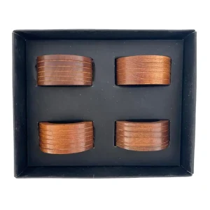 Set de 4 anillos para servilleta 2.5x5x5cm
