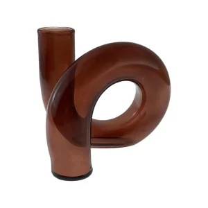 Florero vinotinto 12 x 12 x 12cm