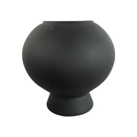 Florero negro 13 x 13 x 16,5cm