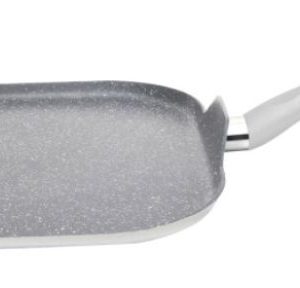 Plancha lisa/acanalada de aluminio 28 cm l?nea Magno