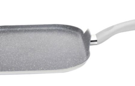 Plancha lisa/acanalada de aluminio 28 cm l?nea Magno