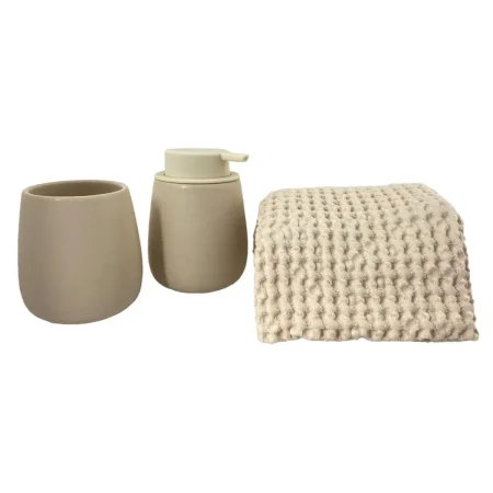 Set de 3 piezas accesorio de cer?mica para ba?o 3 pzas