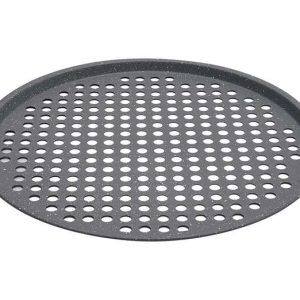 Bandeja redonda para pizza de acero al carbono 34 cm