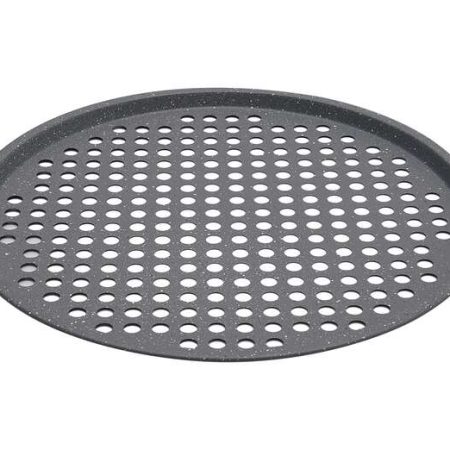 Bandeja redonda para pizza de acero al carbono 34 cm