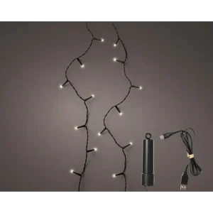 Luces recargables blancas 367,5 cm