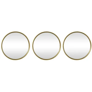 Juego de 3 espejos 21 x 21 x 2,5 cm