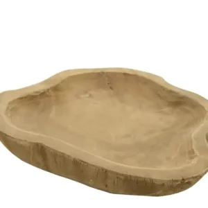 Centro de mesa 100% madera 25 x 25 x 4 cm