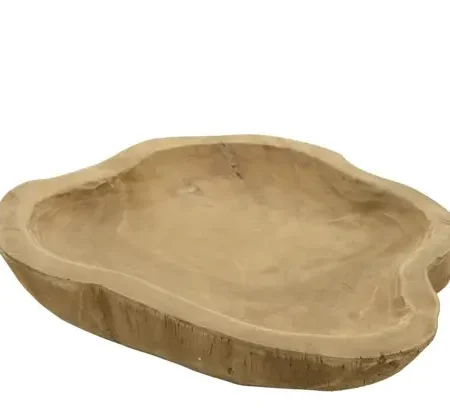 Centro de mesa 100% madera 25 x 25 x 4 cm