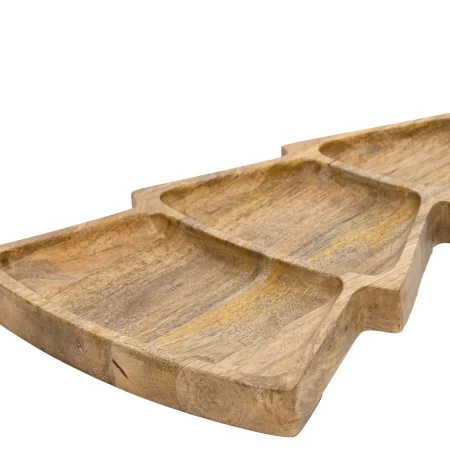 Bandeja para servir en forma de árbol de navidad  3 x 27,7 x 38  cm