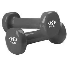 Mancuerna de vinil 5 lbs (1 unidad)
