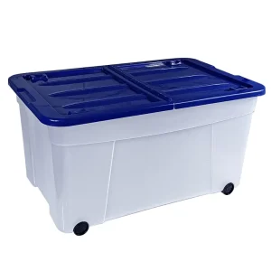 Caja organizadora con ruedas 120 lts