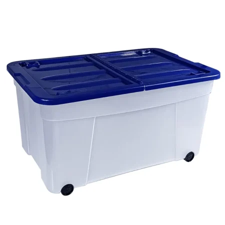 Caja organizadora con ruedas 120 lts