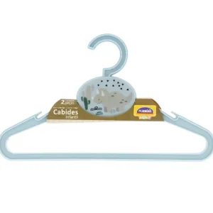 Percha para ropa set 2 piezas plástico