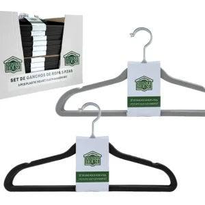 Set de 5 ganchos para ropa