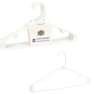 Set de 10 ganchos para ropa 41,5 x 23 x 0,6 cm