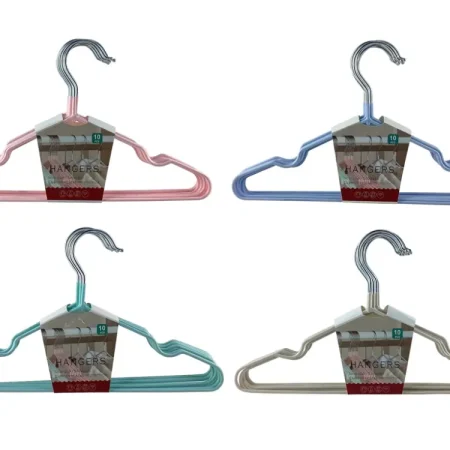 Set de 10 ganchos cromados