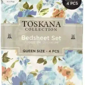 Juego de s?banas queen 4 piezas