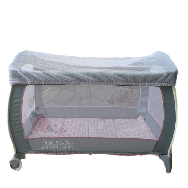 Mosquitero tapa corral con encaje (fantasia)