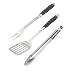 Set de 3 utensilios para parrilla