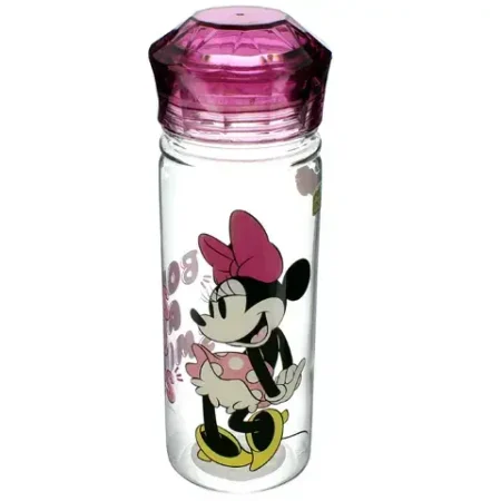 Botella 580 ml 100% plástico con diseños de Minnie