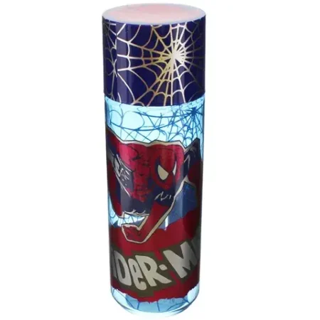 Botella 590 ml 100% pl?stico con dise?os de Spiderman