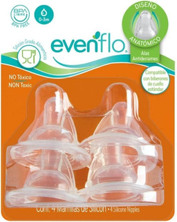 Mamila anatomica recien nacido micro air vents recien nacido 4pk