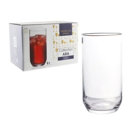 Juego de 6 vasos largos 400 ml