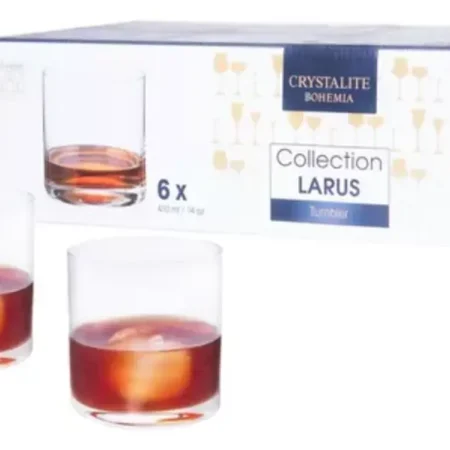 Set de 6 vasos cortos 410 ml