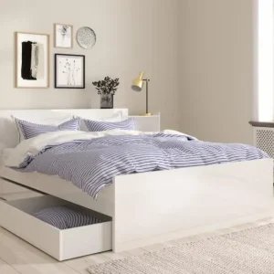 Cama Naia 140 x 190 cm color blanco