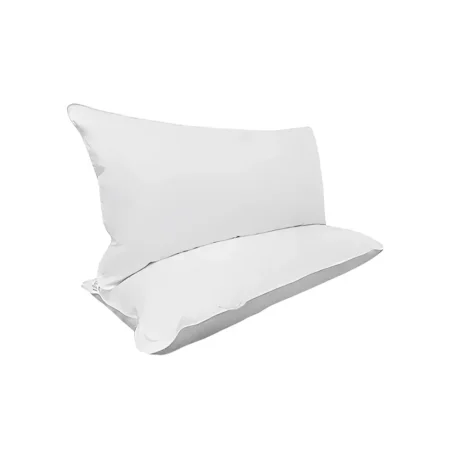 Almohada de pluma de ganso fibra sintetica 50 x 70 cm