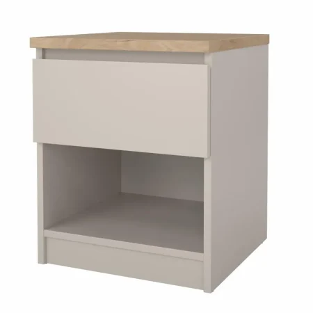 Mesa de noche Naia 1 cajon 40,4 x 40 x 49,5 cm