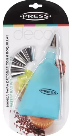 Manga para decorar con 6 boquillas