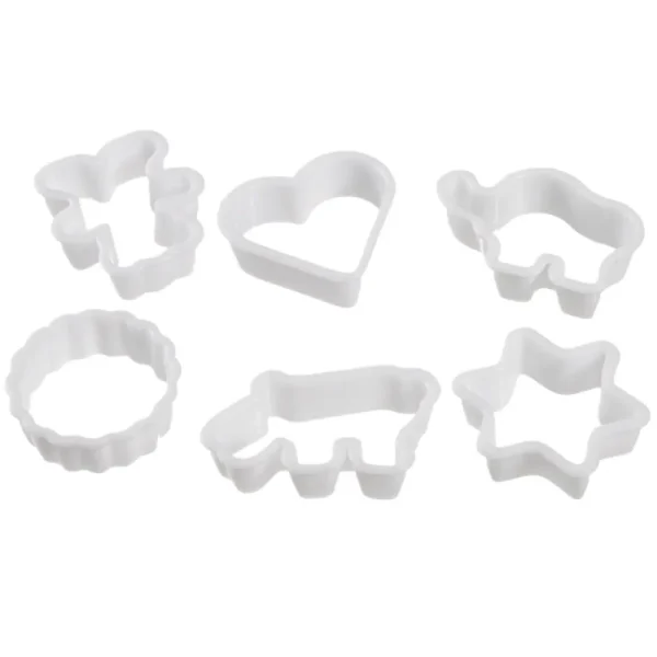 Set de 6 moldes de galleta