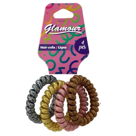 Ligas de espiral escarchadas