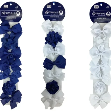 Lazo para cabello 7 piezas