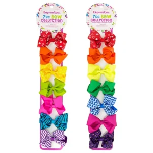 Lazo para cabello 7 piezas
